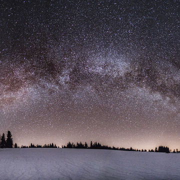 Noční a krajinářská fotografie na Šumavě - Zima