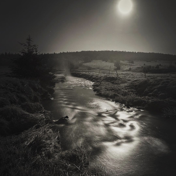 Fotografování noční krajiny a Perseidů na Šumavě