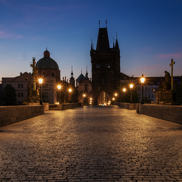 Noční Praha a architektura