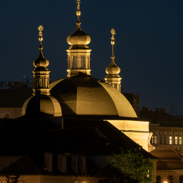 Noční Praha a architektura